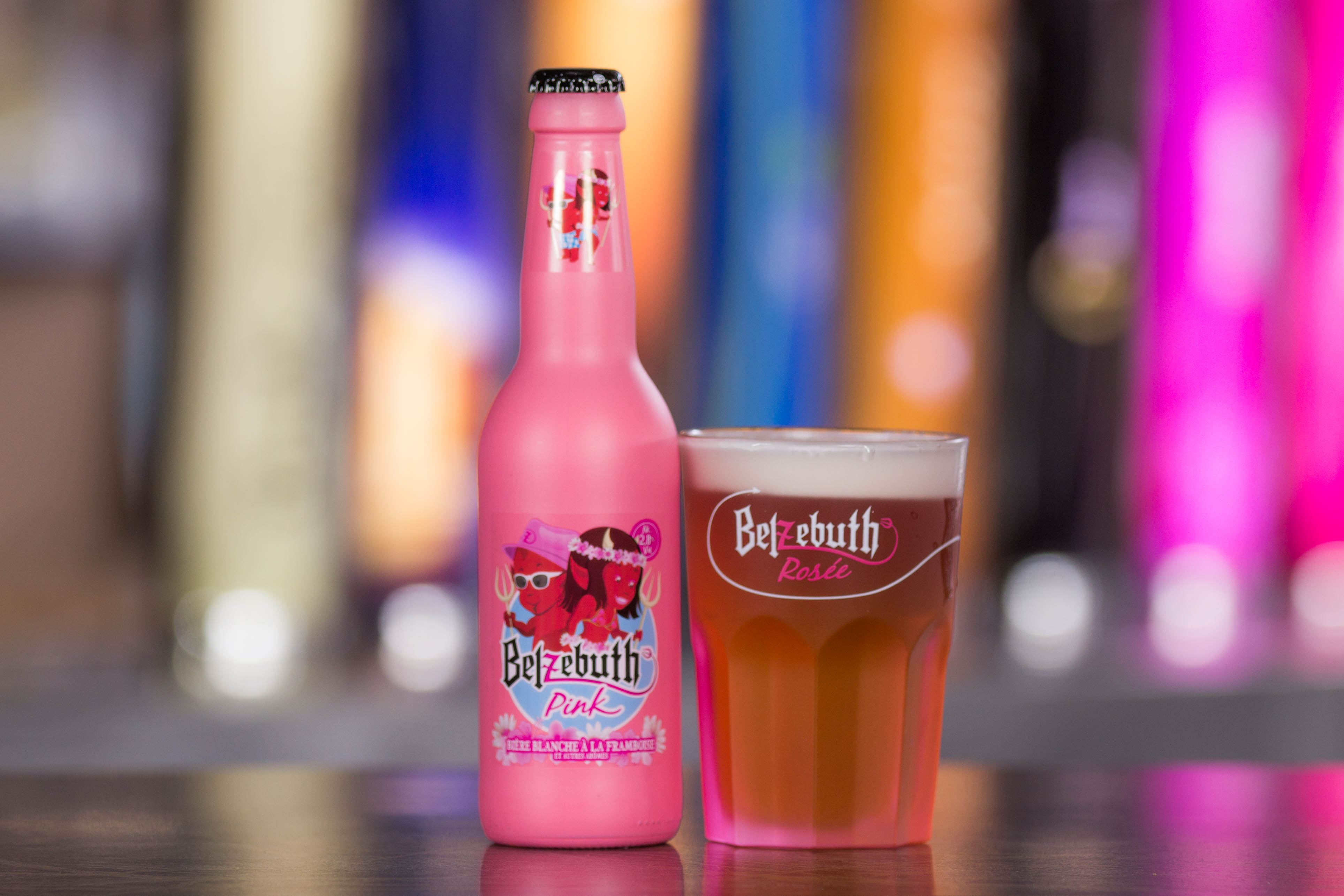 Belzebuth Pink 33cl + glass